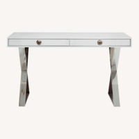 Jonathan Adler Channing Desk with Glass Top 