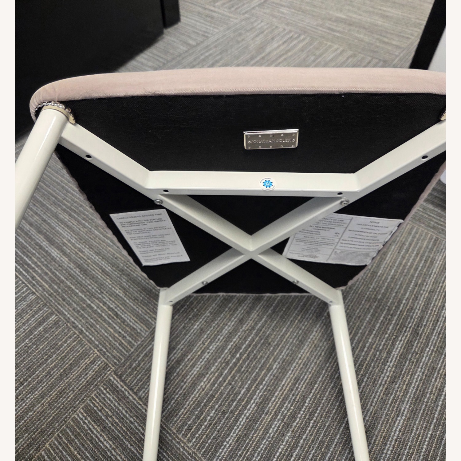 Jonathan Adler Two Velvet Riding Chairs  - image-4