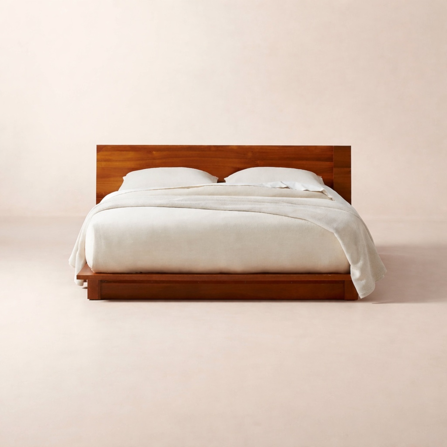 CB2 Acacia Andes Wood Queen Bed - image-7