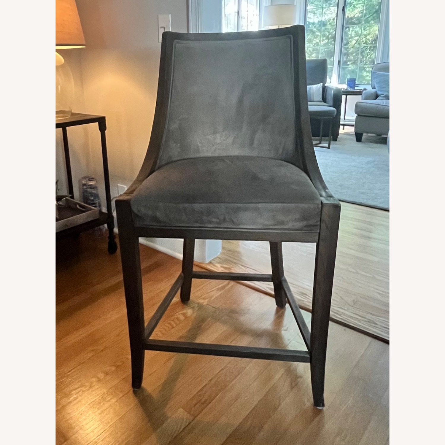 Restoration Hardware Suede Bar/Counter Stools - image-4