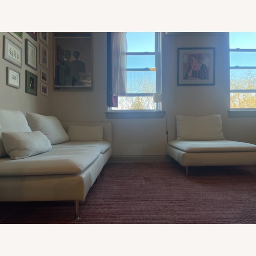 Used IKEA SÖDERHAMN White 3+ Seater Sofa for sale on AptDeco