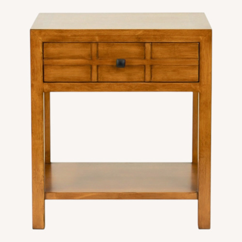 Used Crate & Barrel Maria Yee Light Brown Nightstands for sale on AptDeco