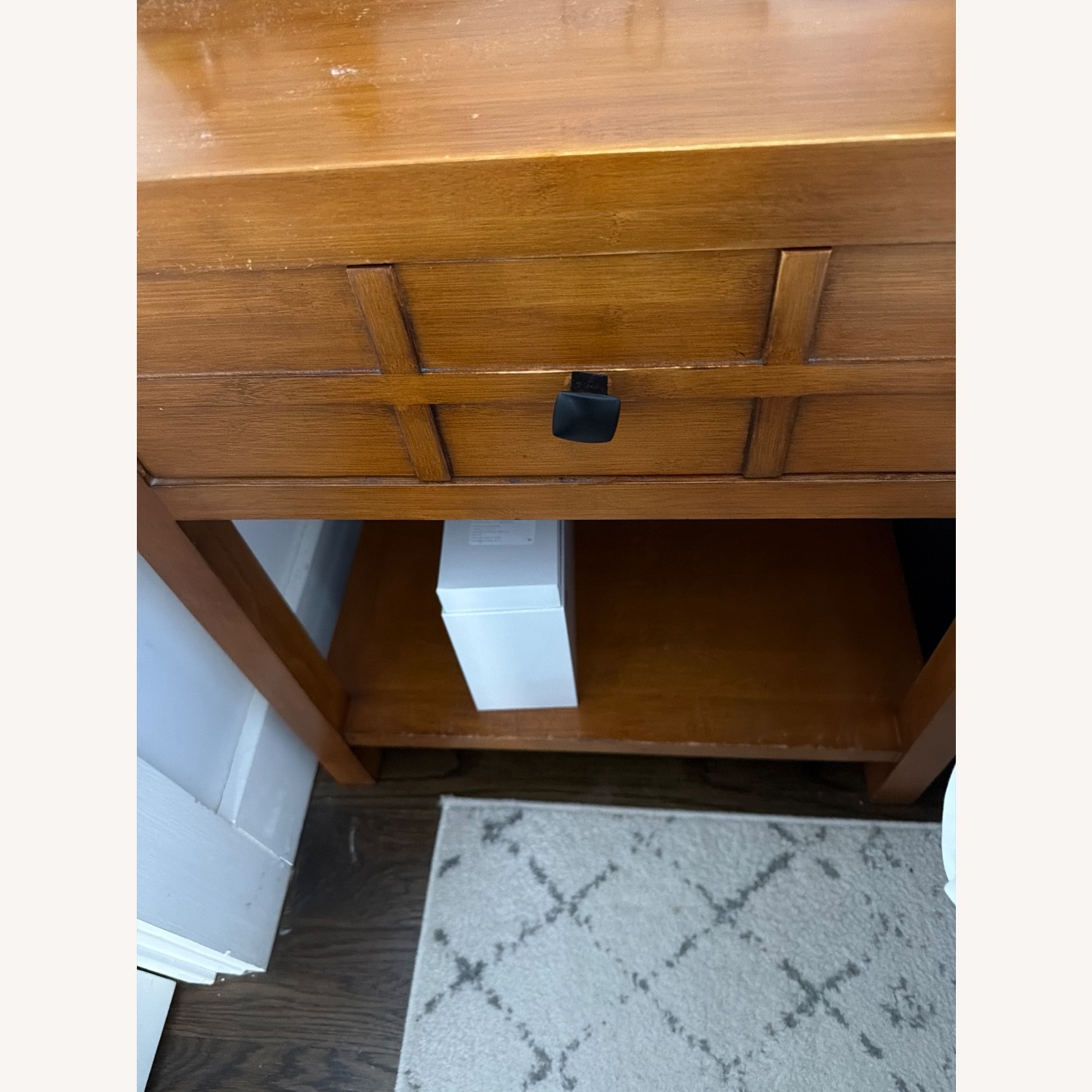Crate & Barrel Maria Yee Light Brown Nightstands - image-7
