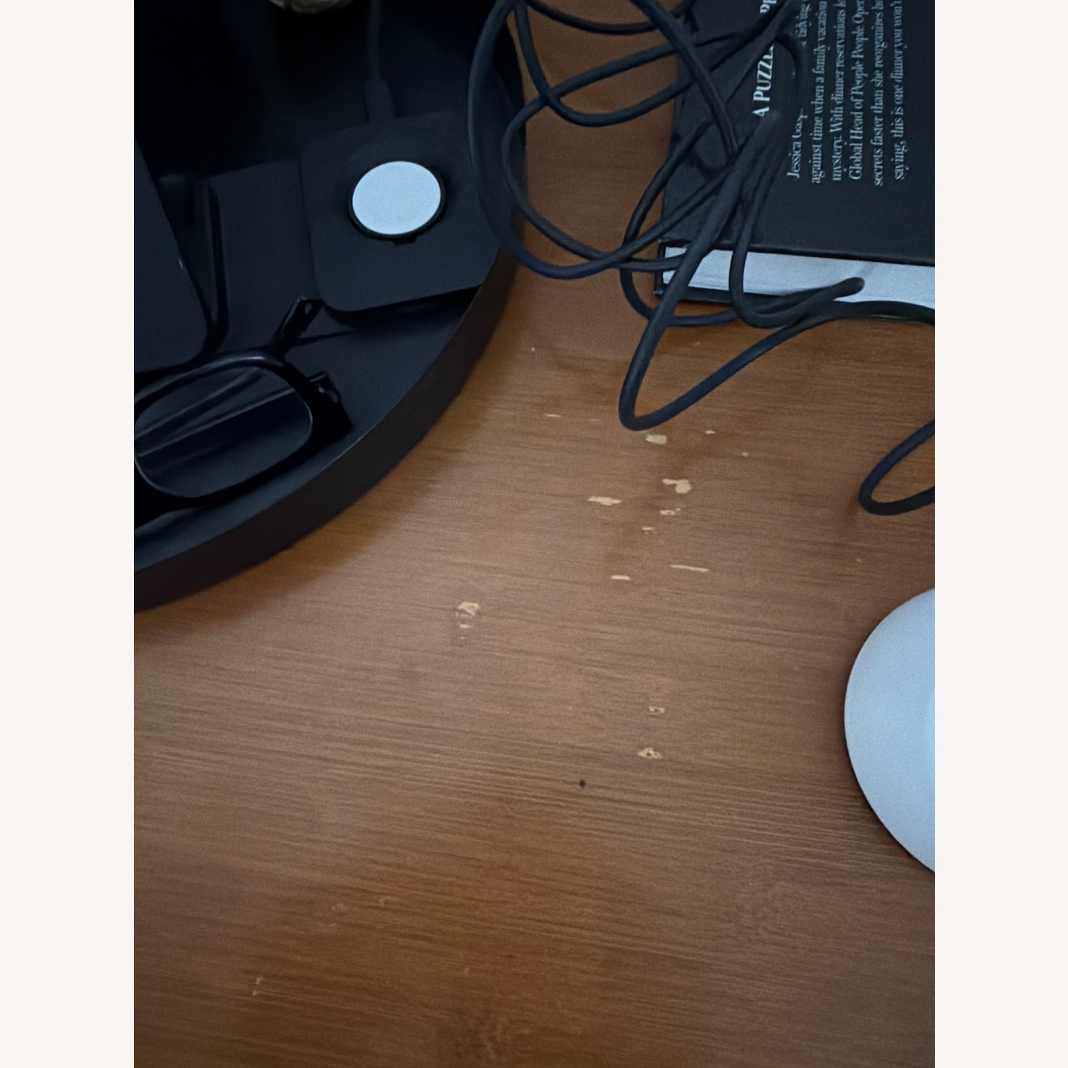 Crate & Barrel Maria Yee Light Brown Nightstands - image-6