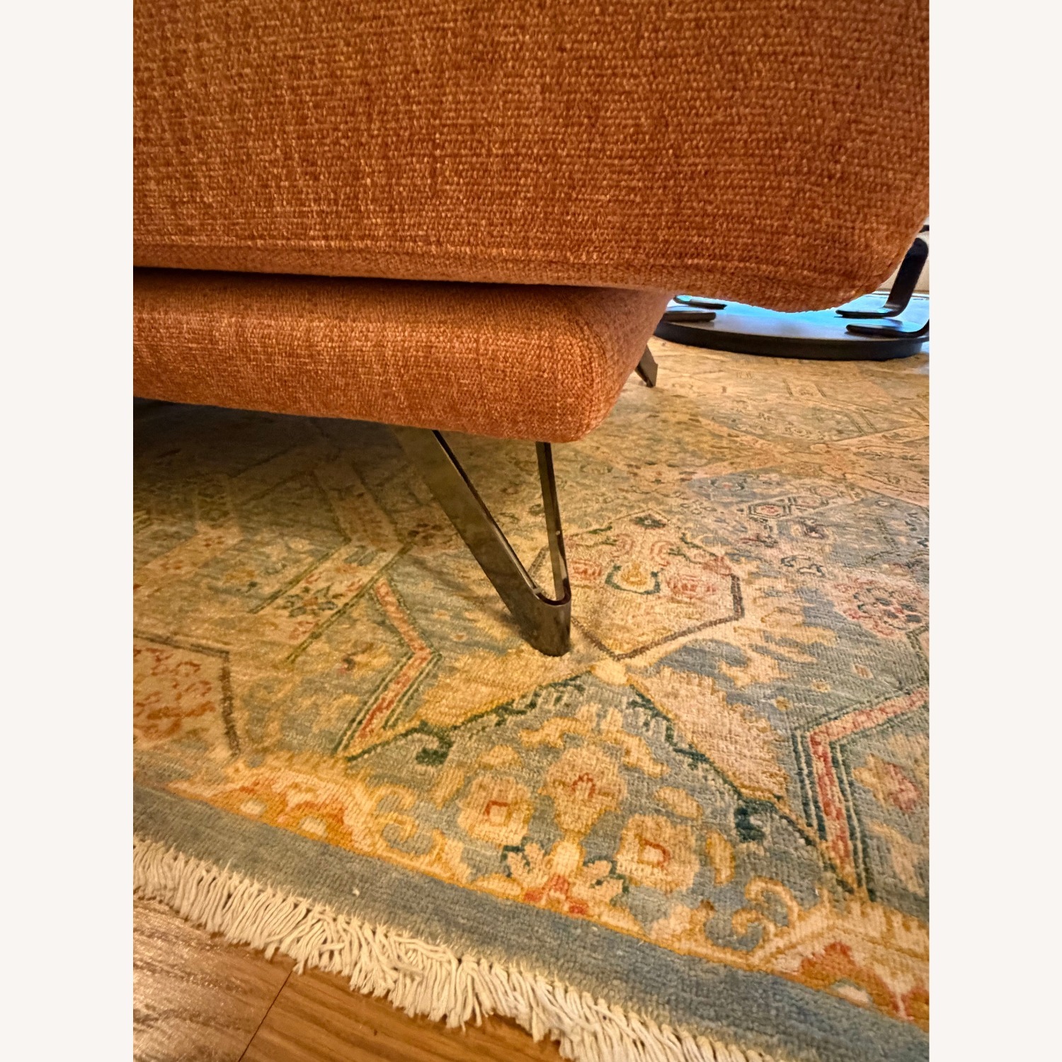 Roche Bobois Caractere Pink Boucle 2 Piece Sectional - image-9