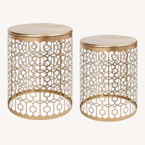 Used Amazon Gold End Tables for sale on AptDeco