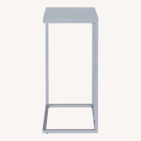 Coaster Fine Furniture Silver Glass Side Table