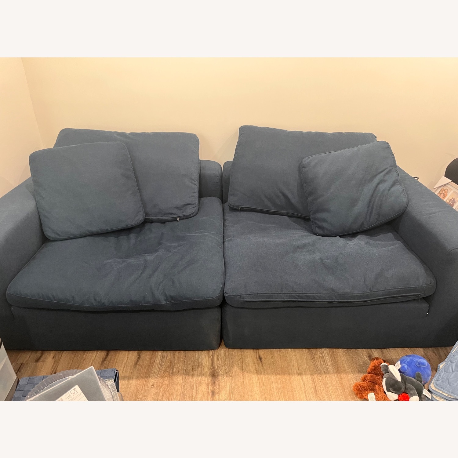 Dream Navy Blue Sofa - image-1