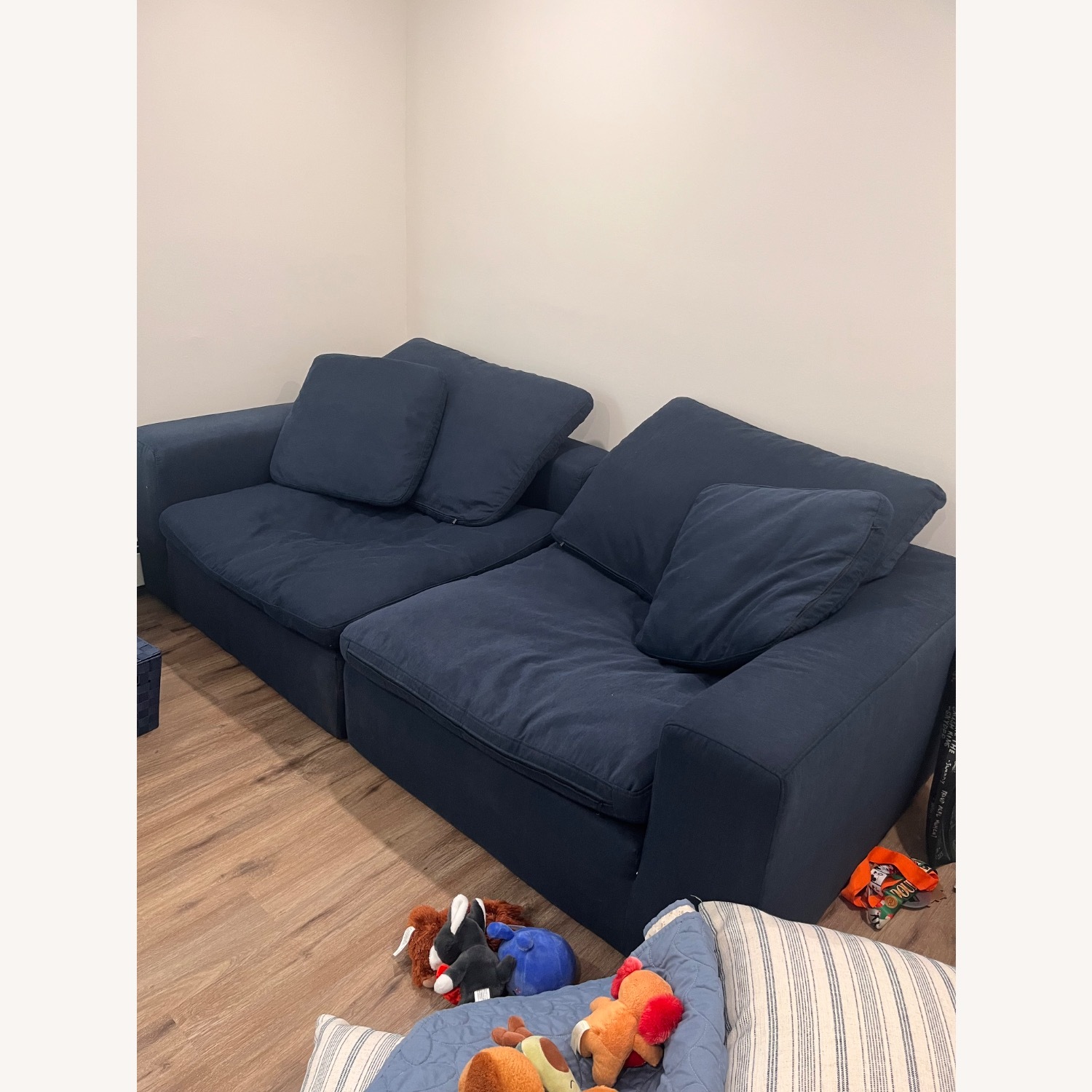 Dream Navy Blue Sofa - image-2