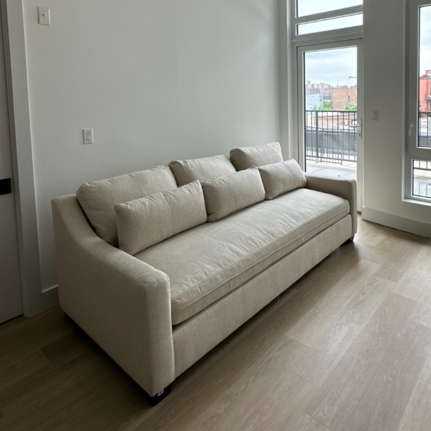 Pottery Barn York Slope Deep Seat Sofa - image-1