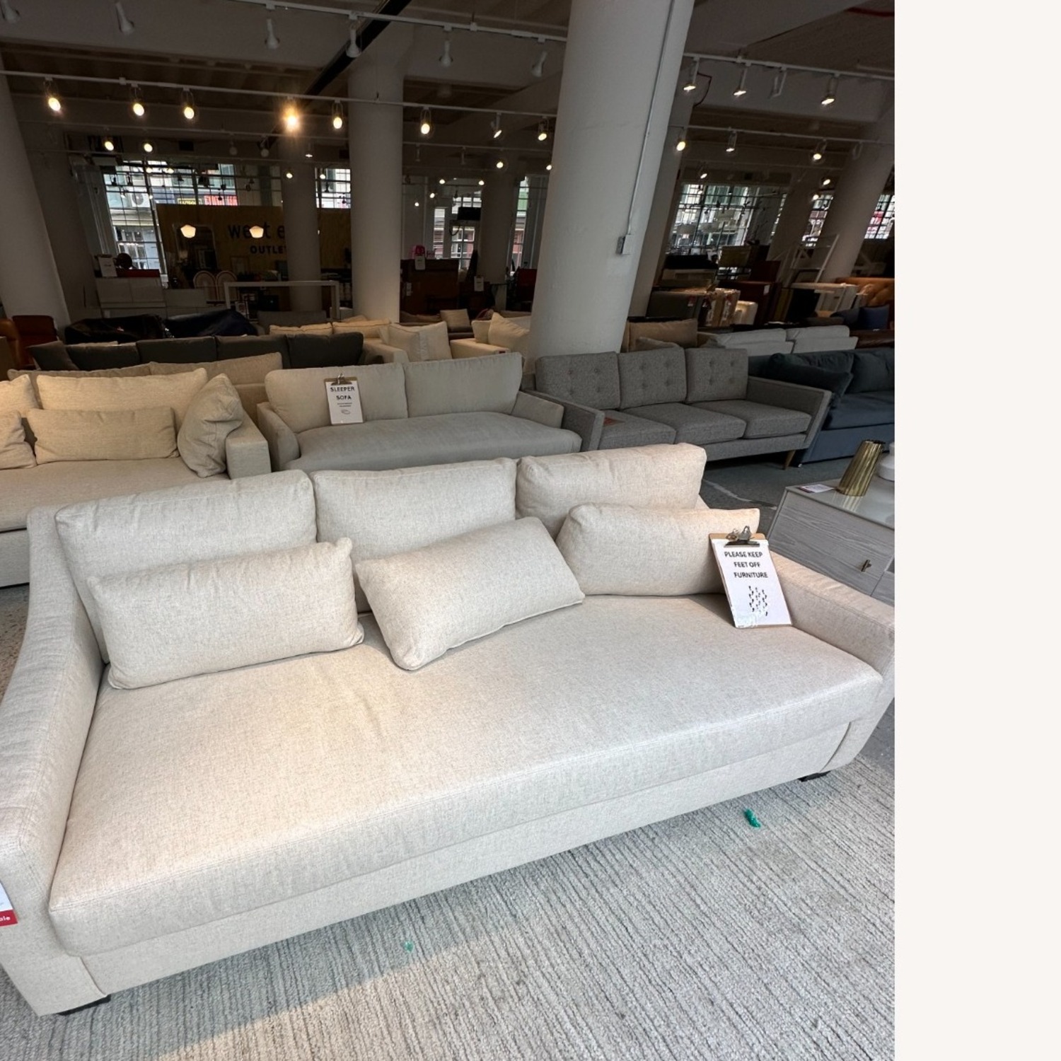 Pottery Barn York Slope Deep Seat Sofa - image-2