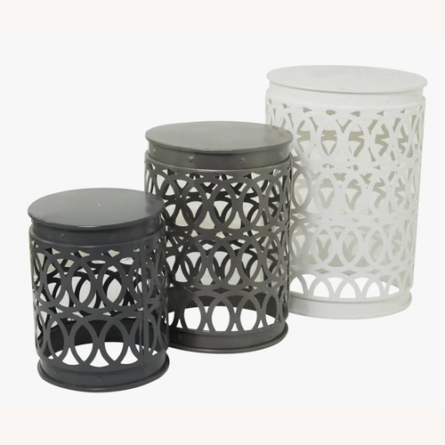 Used Metal Outdoor Nesting End Accent Tables for sale on AptDeco