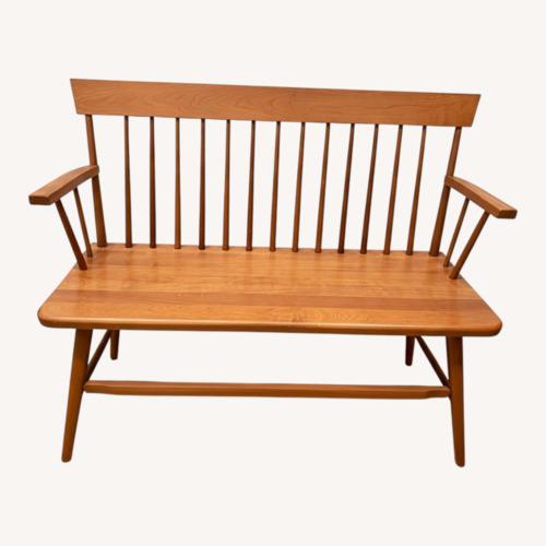 Used Vermont Woods Studios Natural Wood Bench for sale on AptDeco