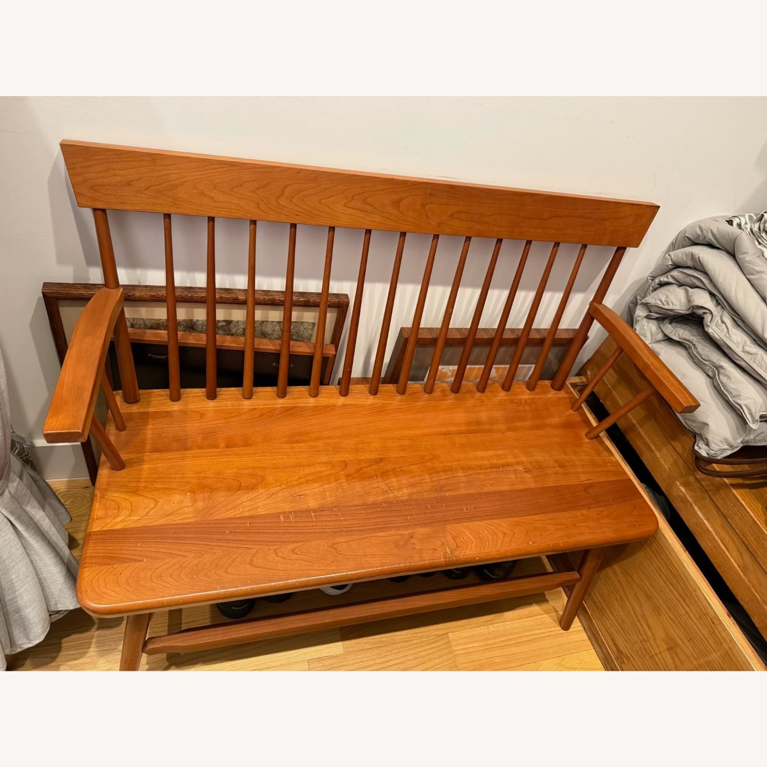 Vermont Woods Studios Natural Wood Bench - image-1