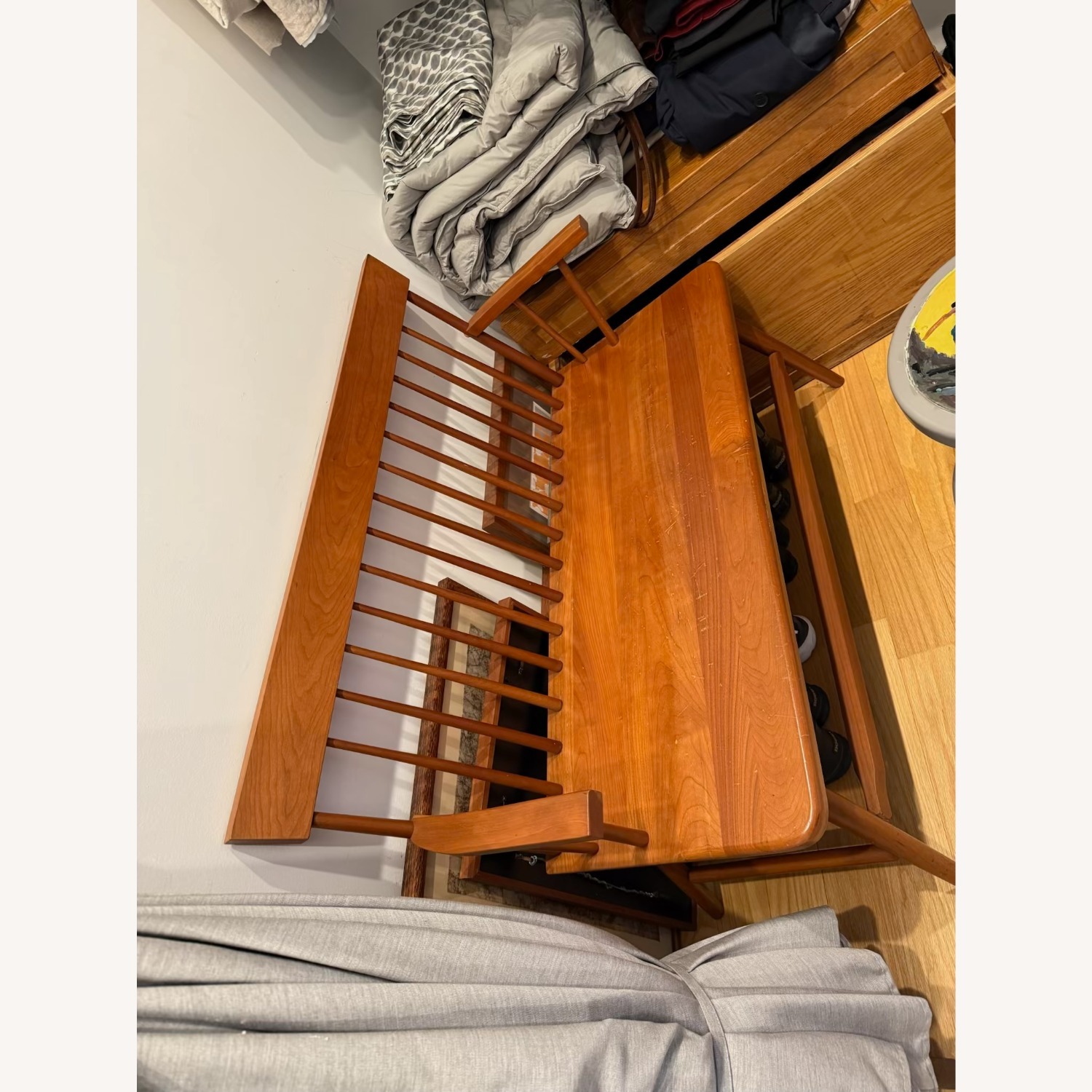 Vermont Woods Studios Natural Wood Bench - image-2