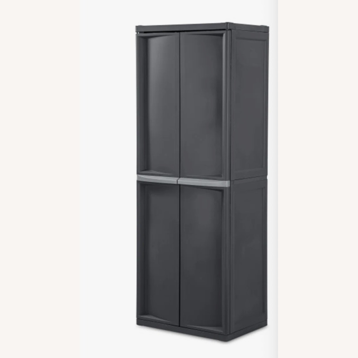 4-Shelf Storage Cabinet With Doors - image-2