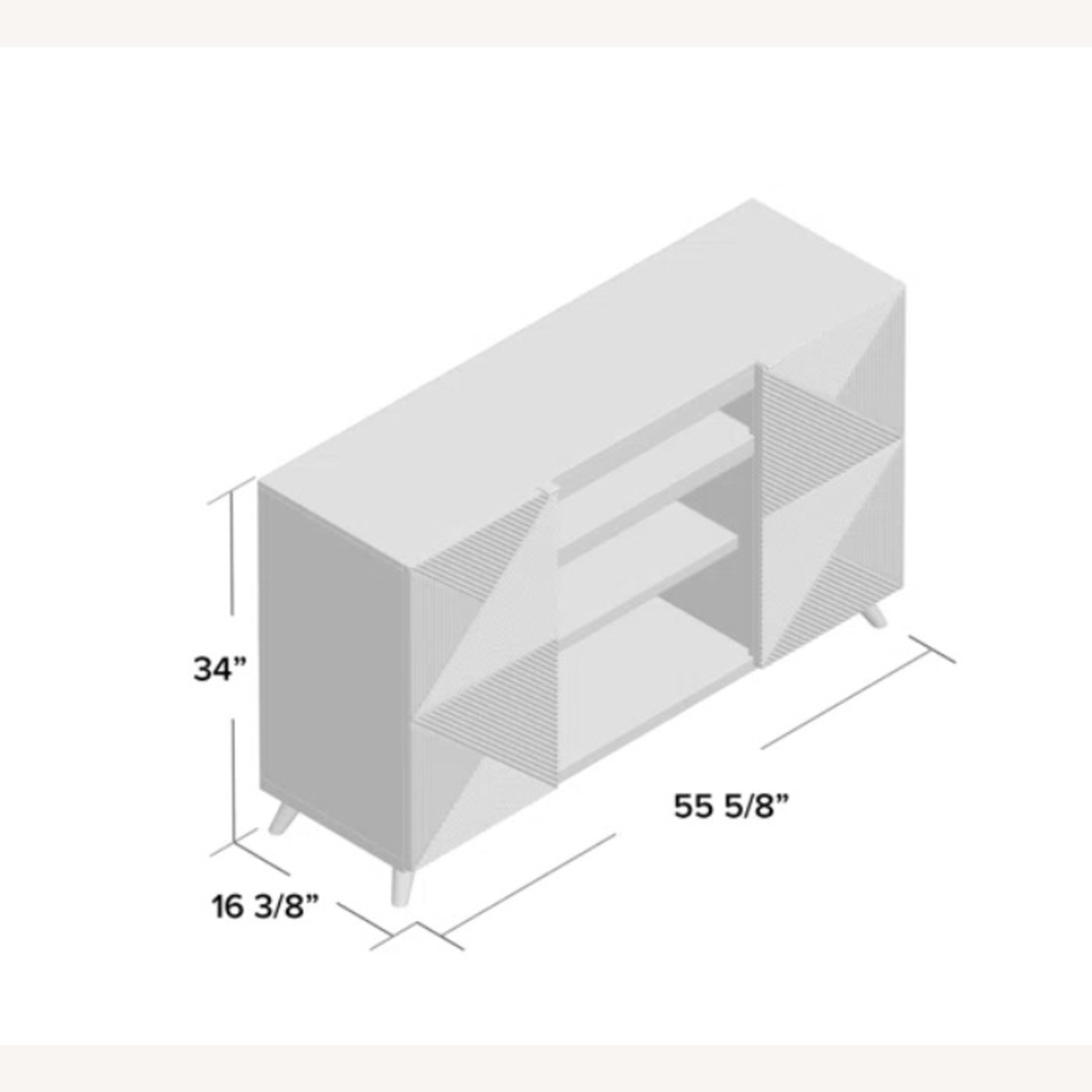 Wade Logan Baldewijn TV Stand for TVs up to 65" - image-2