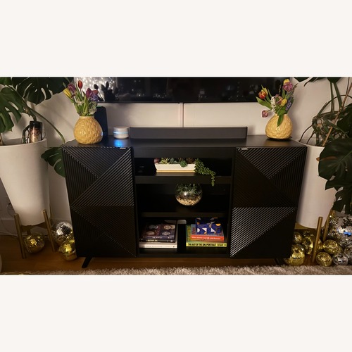 Used Wade Logan Baldewijn TV Stand for TVs up to 65" for sale on AptDeco