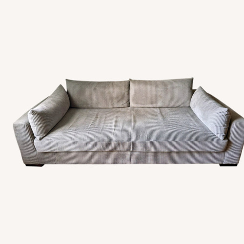 Used Light Gray Fabric 3+ Seater Sofa for sale on AptDeco