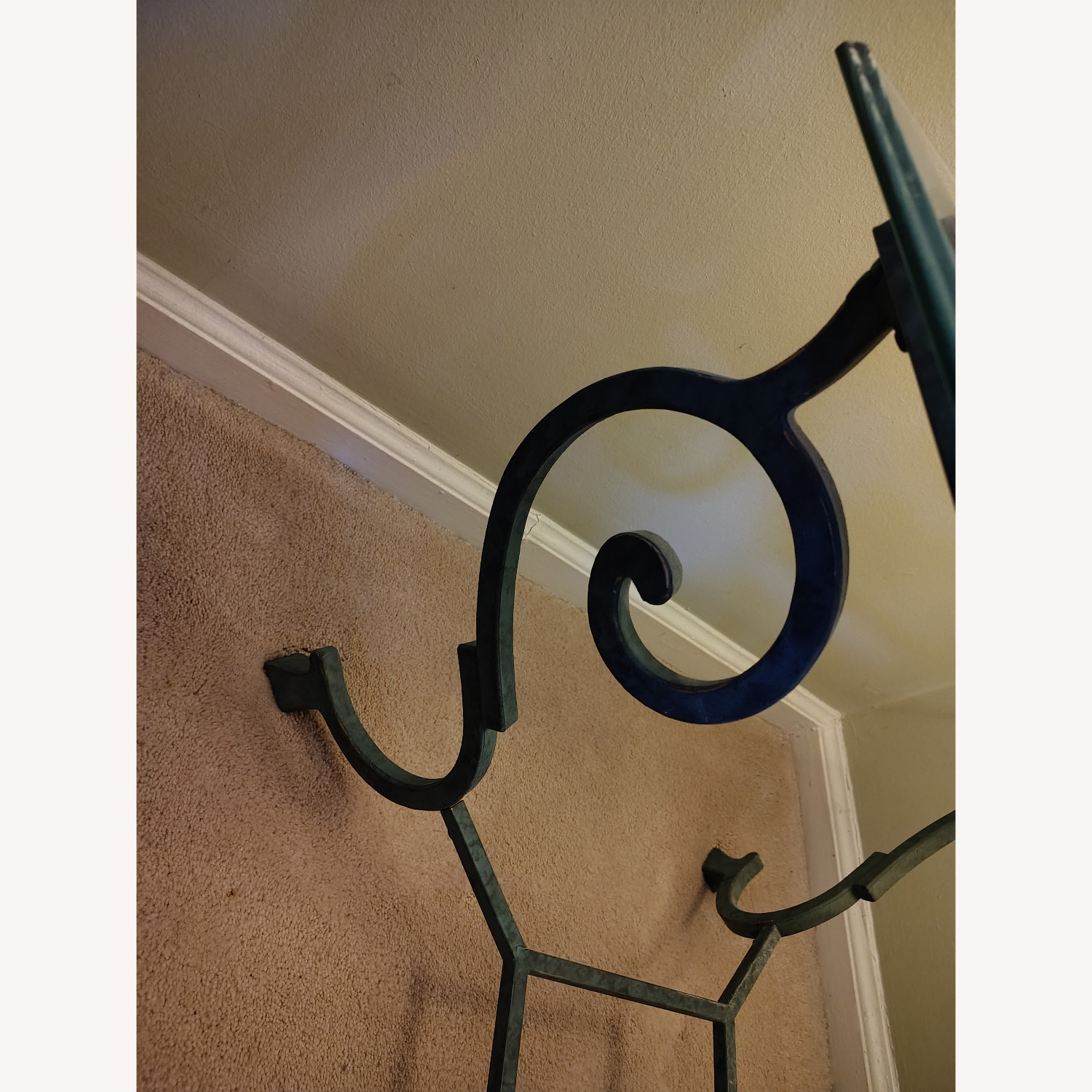 Glass Topped Hollywood Regency  Side Table  - image-3