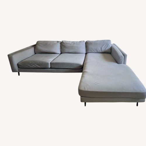 Used Ashley Furniture Light Gray 3+ Piece Sectional for sale on AptDeco