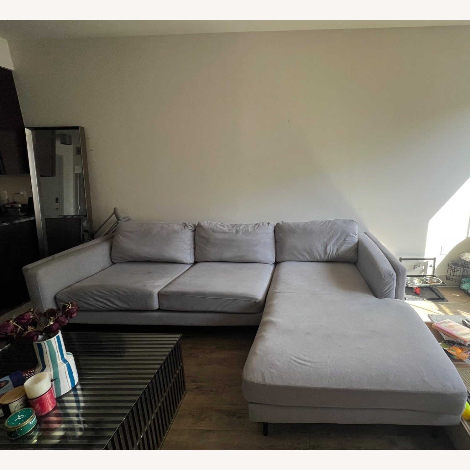 Ashley Furniture Light Gray 3+ Piece Sectional - image-1