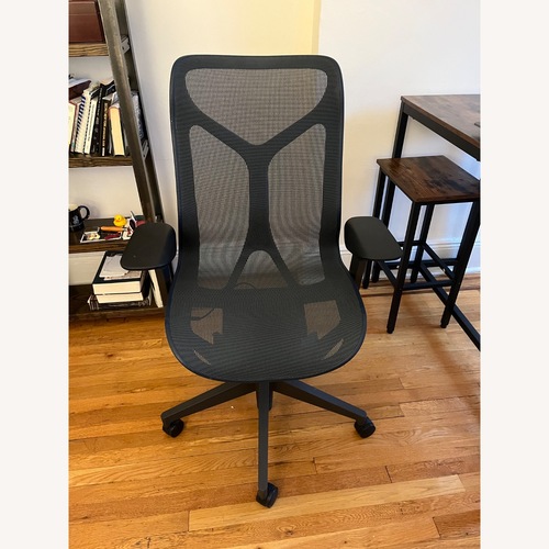 Used Herman Miller Cosm Chair (Black)  for sale on AptDeco