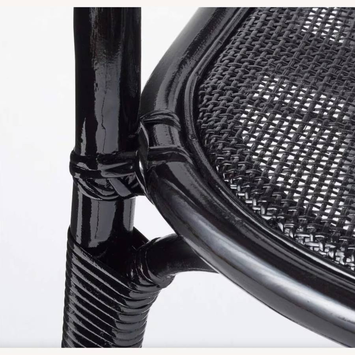 CB2 Valzer Black Wood Dining Chairs - image-1