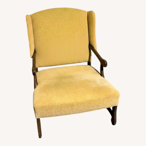 Used Gold Fabric Accent Chairs for sale on AptDeco