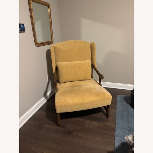 Used Gold Fabric Accent Chairs for sale on AptDeco