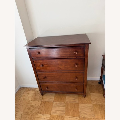 Used Pier 1 Imports Dark Brown Wood Dresser for sale on AptDeco