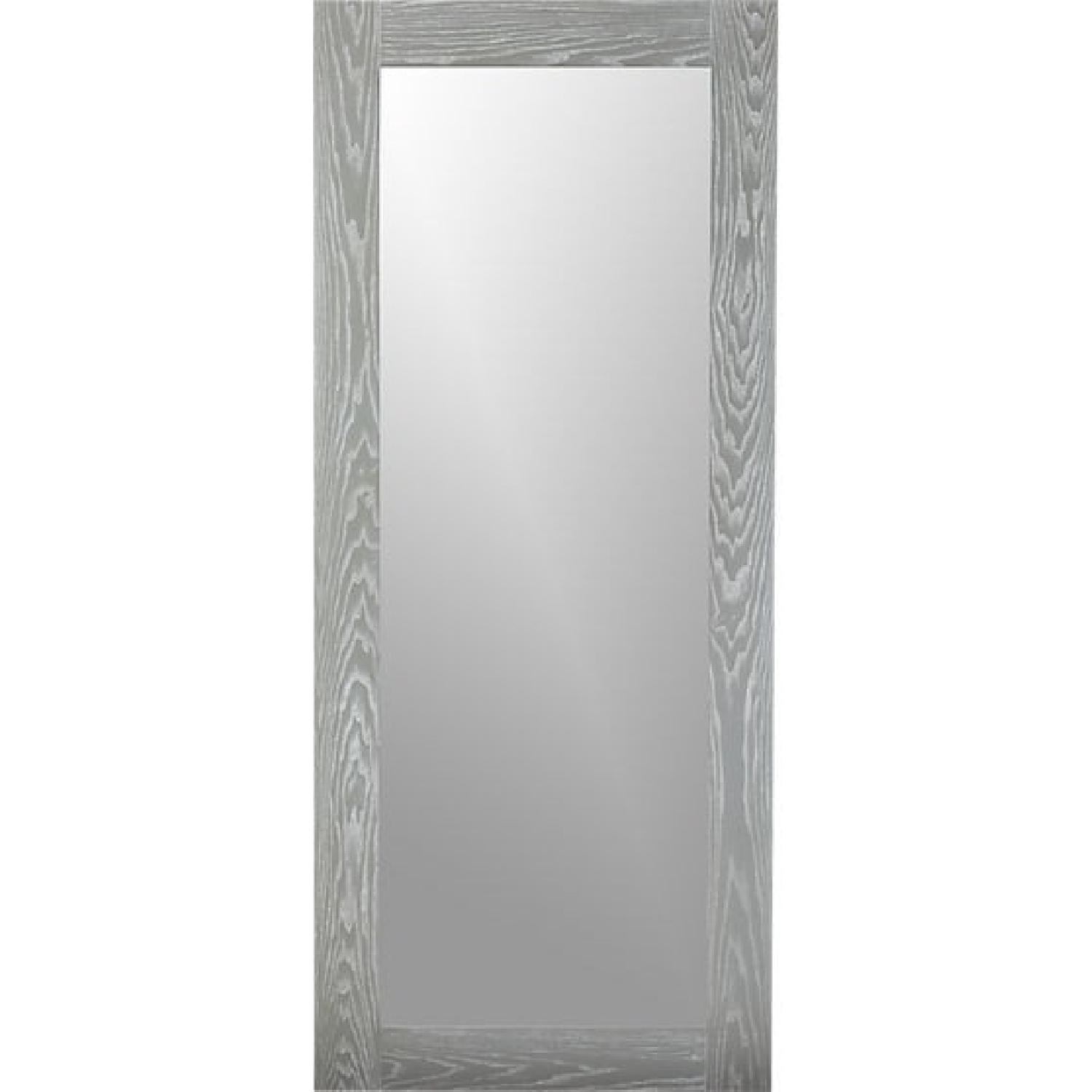 CB2 Hanging-Leaning Grey Floor Mirror - image-5