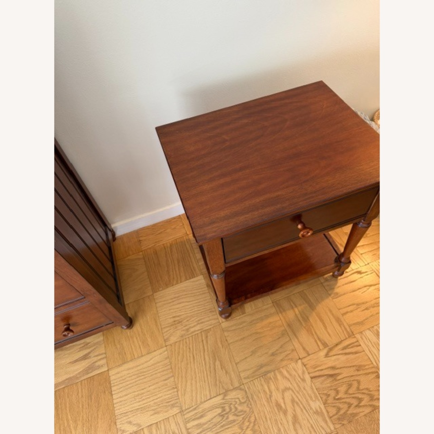 Pier 1 Imports Dark Brown Wood Nightstand - image-3