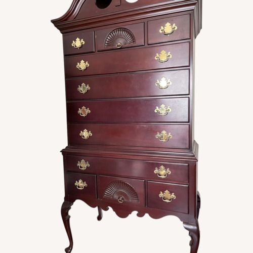 Used Vintage/Antique Dark Brown Wood Dresser for sale on AptDeco