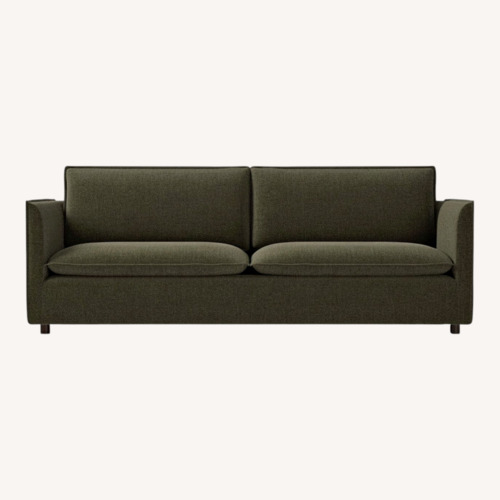 Used West Elm Whitman Evergreen Velvet Sofa for sale on AptDeco