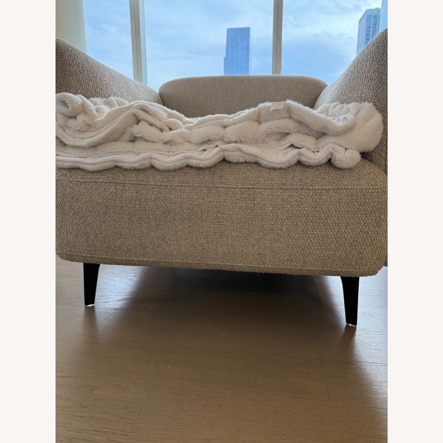 BoConcept Modena White Fabric Armchair - image-3