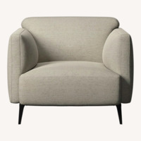 BoConcept Modena White Fabric Armchair