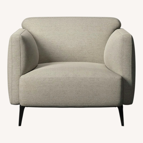 Used BoConcept Modena White Fabric Armchair for sale on AptDeco