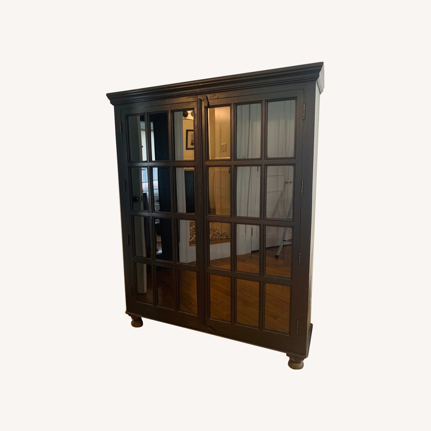 Crate & Barrel Faulkner Bookshelf With Doors - image-4