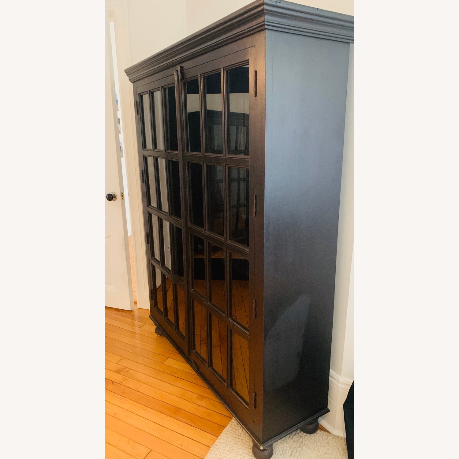 Crate & Barrel Faulkner Bookshelf With Doors - image-2