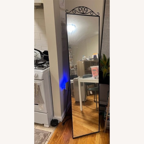 Used IKEA KARMSUND Floor Mirror, Black for sale on AptDeco