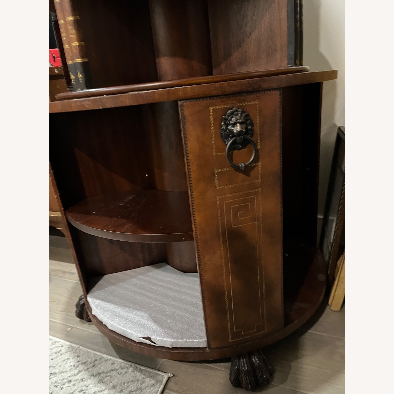 Thomasville Furniture Revolving Bookcase - image-2