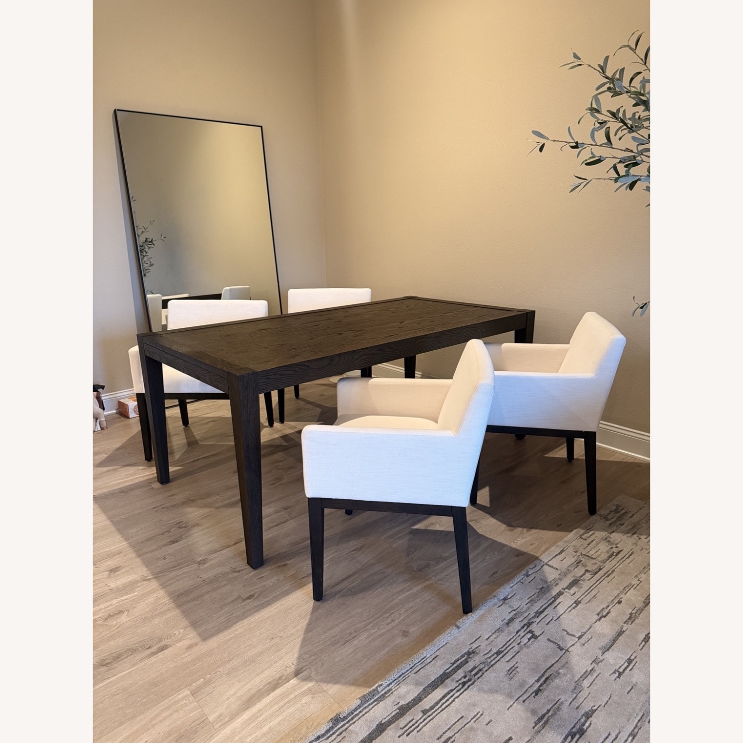 Restoration Hardware French Contemporary Rectangular Extension Dining Table - image-2