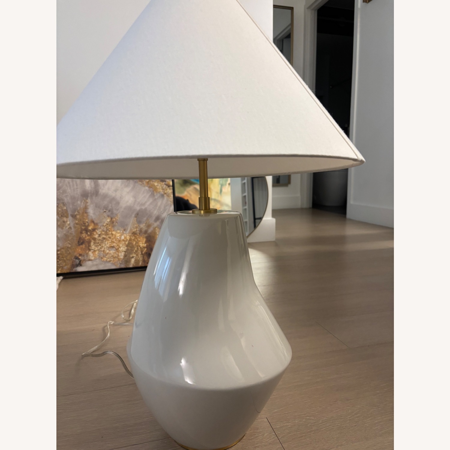 Visual Comfort White Table Lamp - image-2