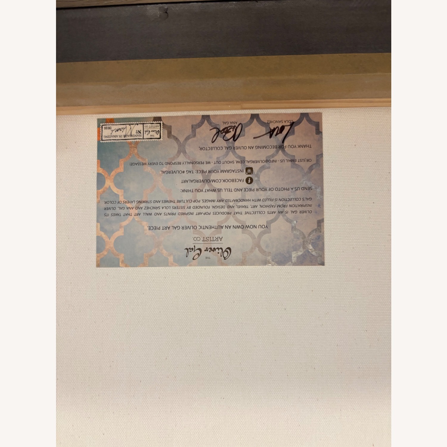 Oliver Gal Gold Wall Art - image-3