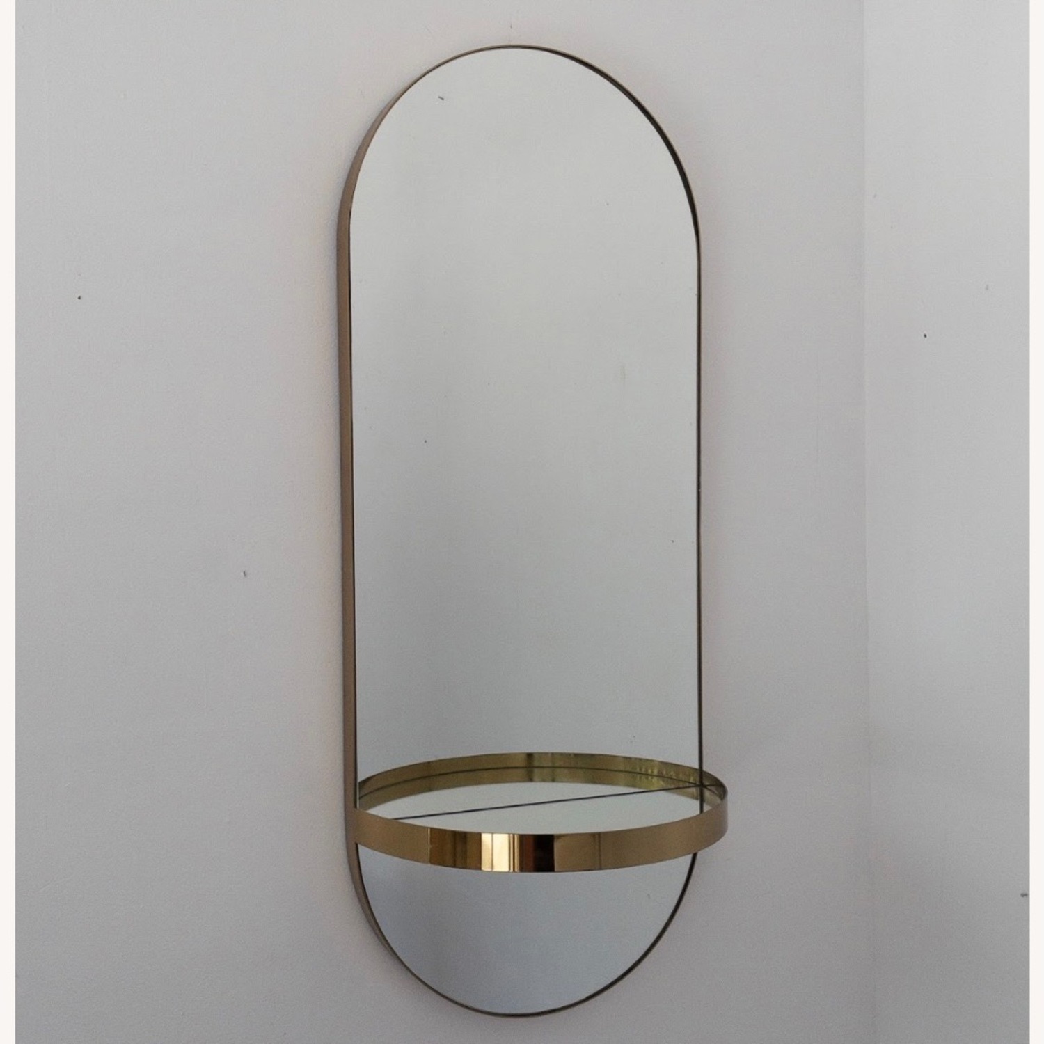 CB2 Caplet Oval Accent Mirror - image-6