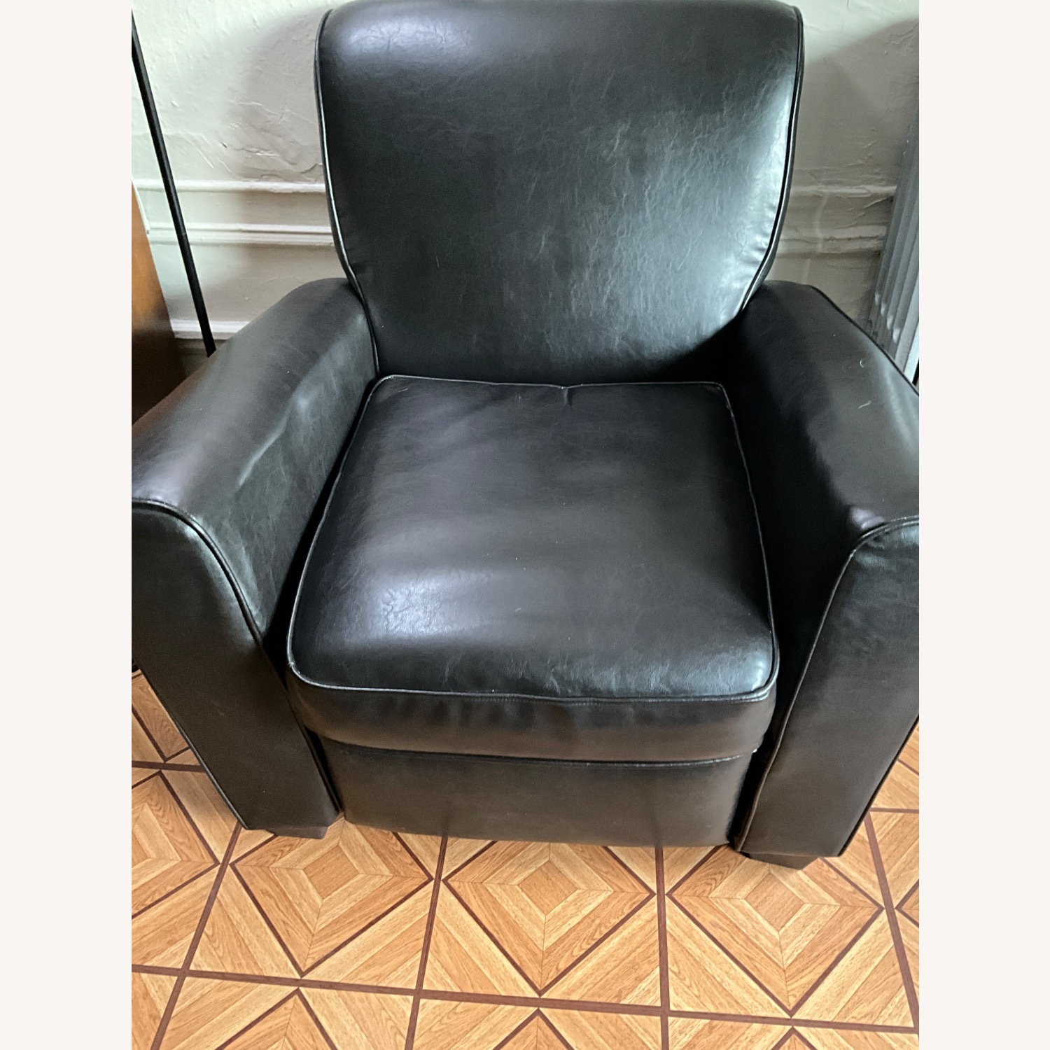 Bob's Discount Furniture Black Leather Recliner - image-1