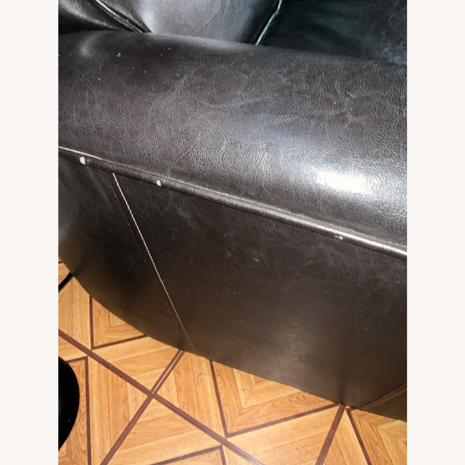 Bob's Discount Furniture Black Leather Recliner - image-3