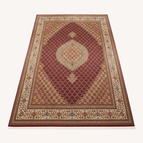 Used 6.9 x 10 Red Persian Tabriz Mahi Rug 10636 for sale on AptDeco