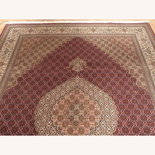 Used 6.9 x 10 Red Persian Tabriz Mahi Rug 10636 for sale on AptDeco